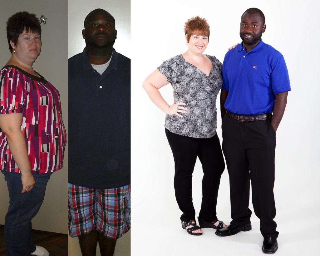 Weight Loss Jennifer and Fredrick Before and After