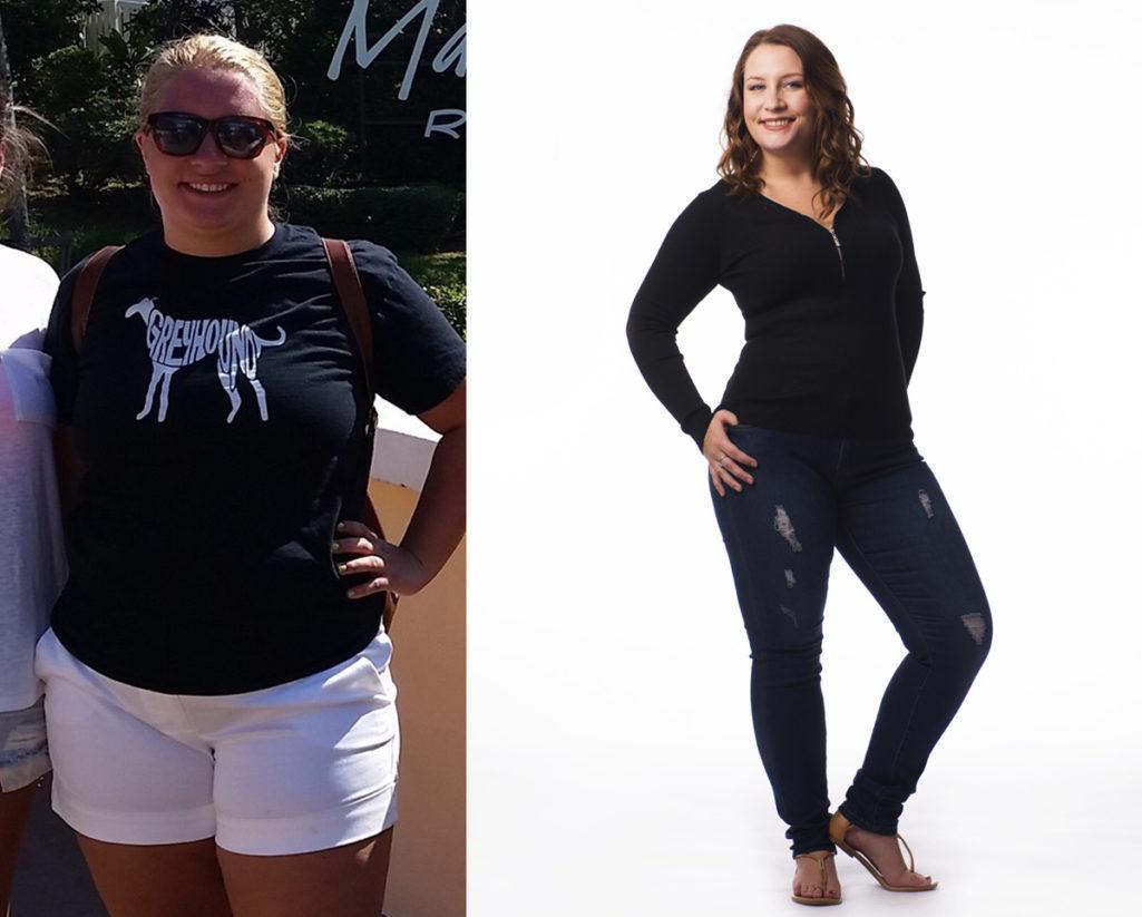 Weight Loss Stephanie R Before and After