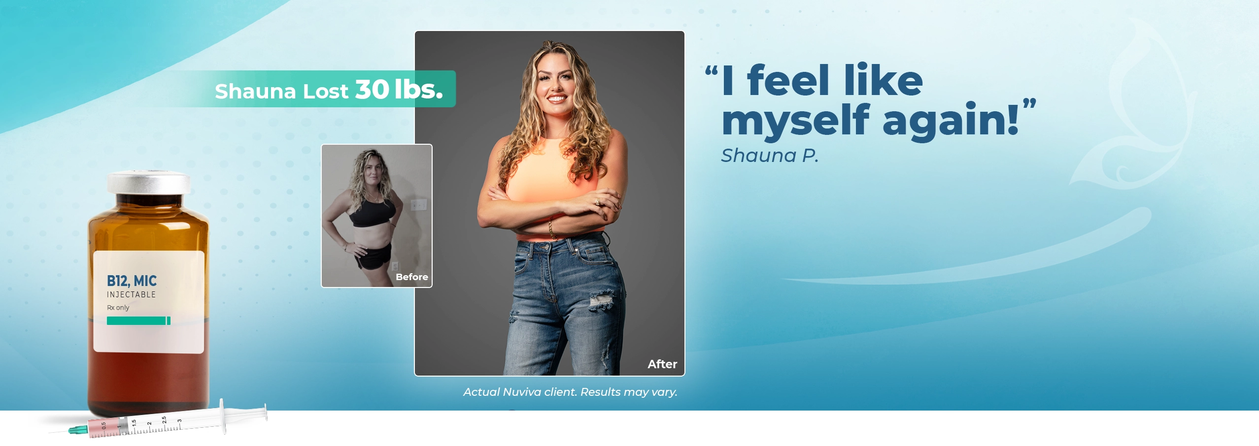 B12 Shots for Weight Loss at Nuviva Medical Weight Loss Clinic Near